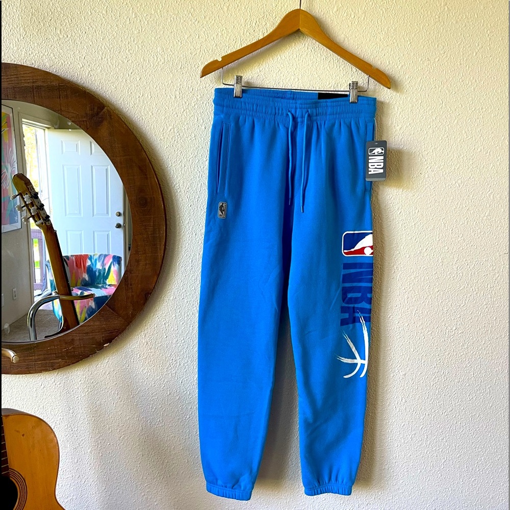 NBA official. Blue. Jogger. Soft Sweat pant. Size Small